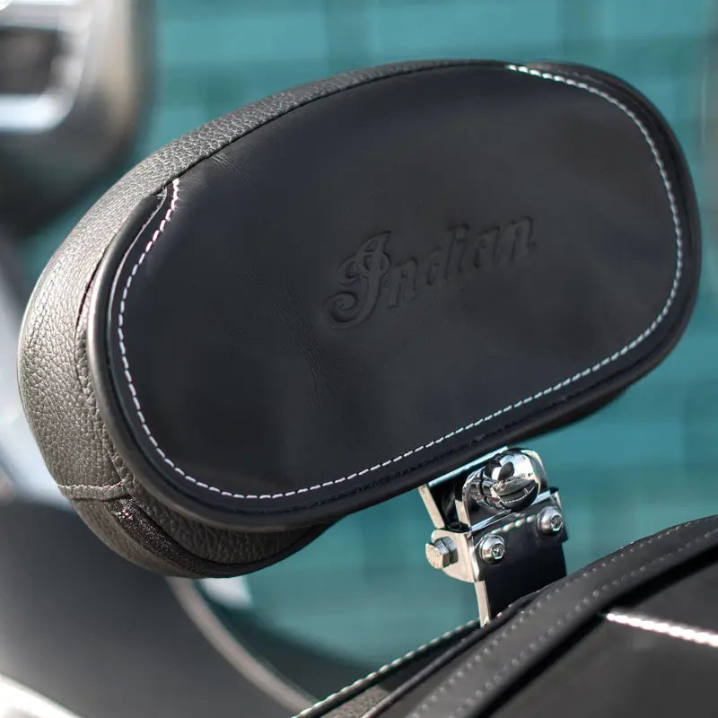 Rider Backrest Pad -Black without Studs