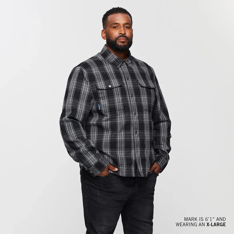 Men's Canyon Plaid Shirt - Black