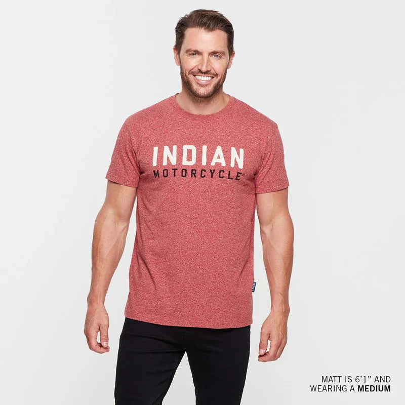 Men's Watercolor Logo T-Shirt - Red