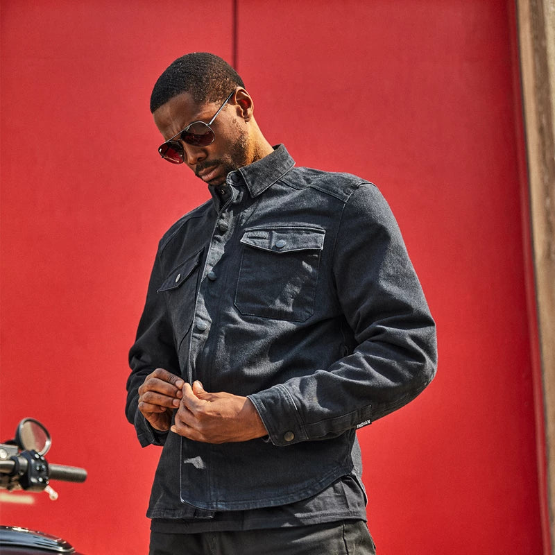 Men's Canyon Denim Overshirt - Black