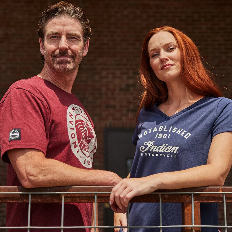 Men's Circle Headdress T-Shirt - Red