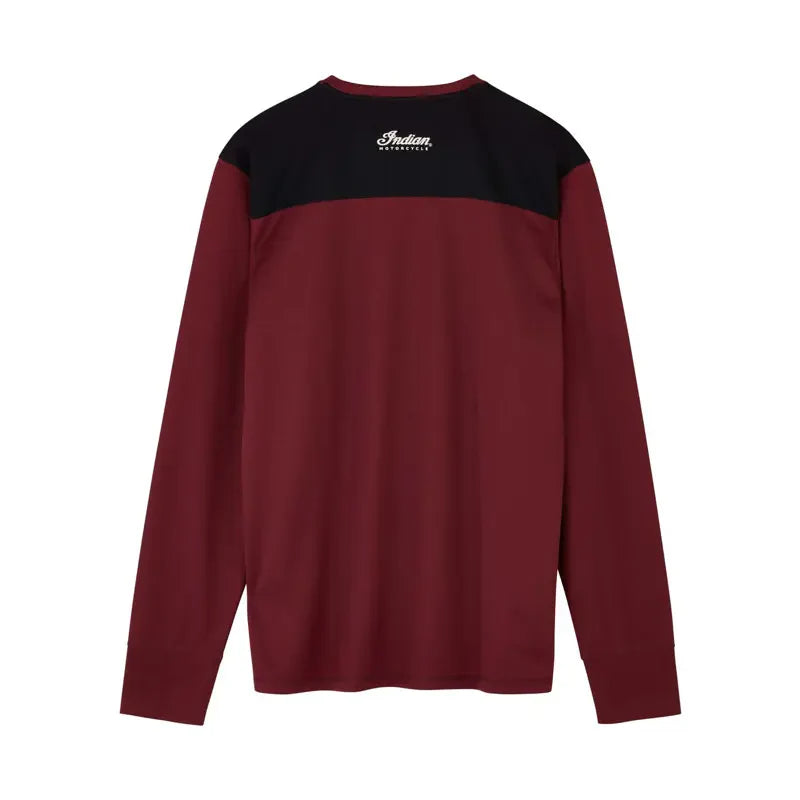 Men's Established Performance Long Sleeve T-Shirt, Port