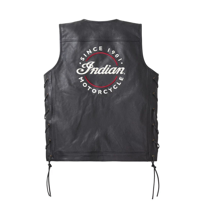 Men's Western Vest - Black