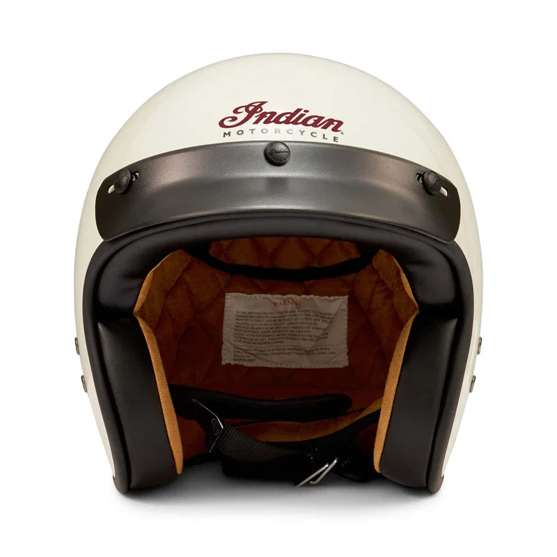 Retro Open Face Helmet, Cream NLA