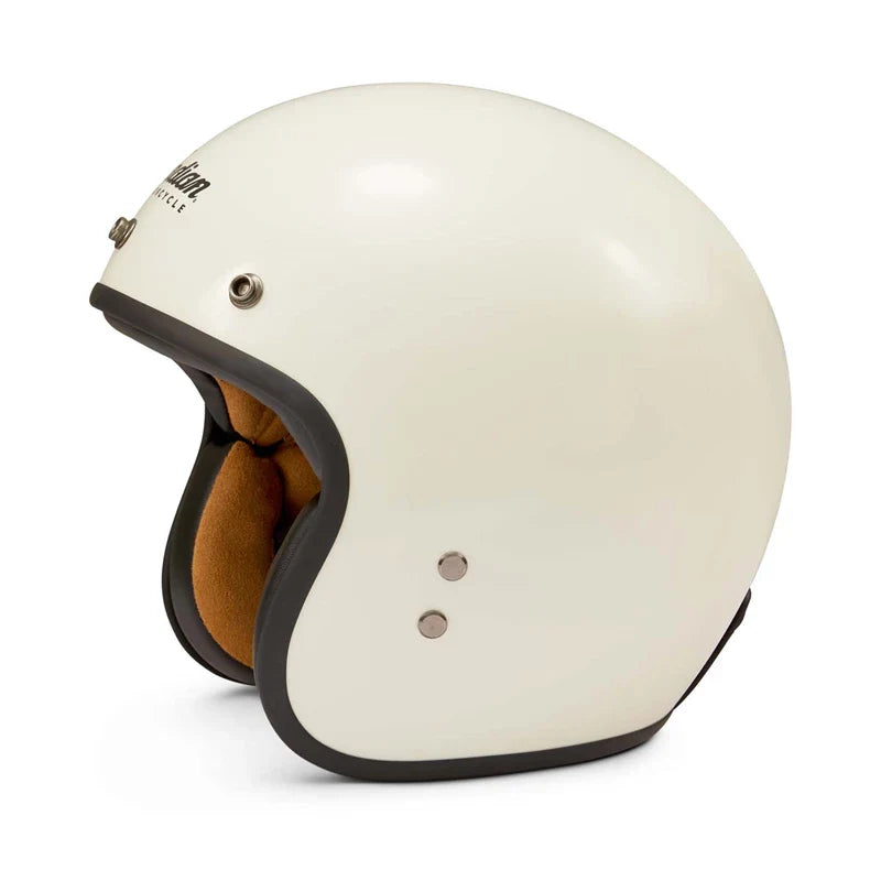 Retro Open Face Helmet, Cream NLA