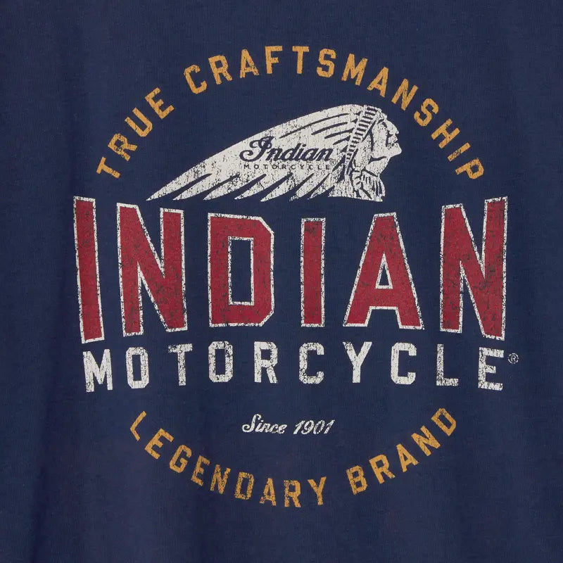 Men's True Craftsmanship Headdress T-Shirt - Navy