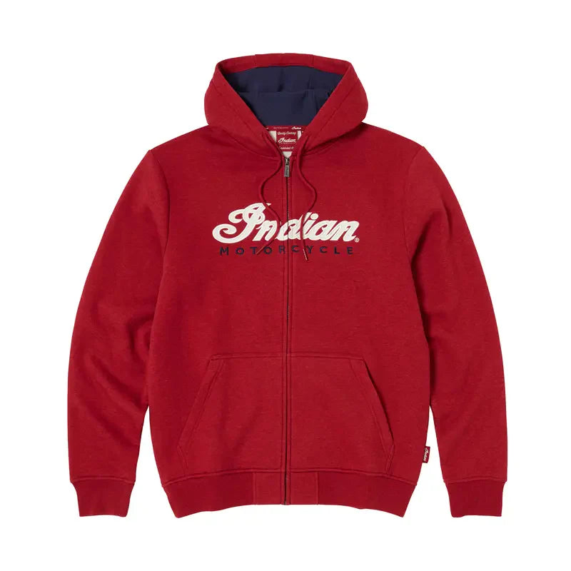 Men's USA Flag Hoodie - Red