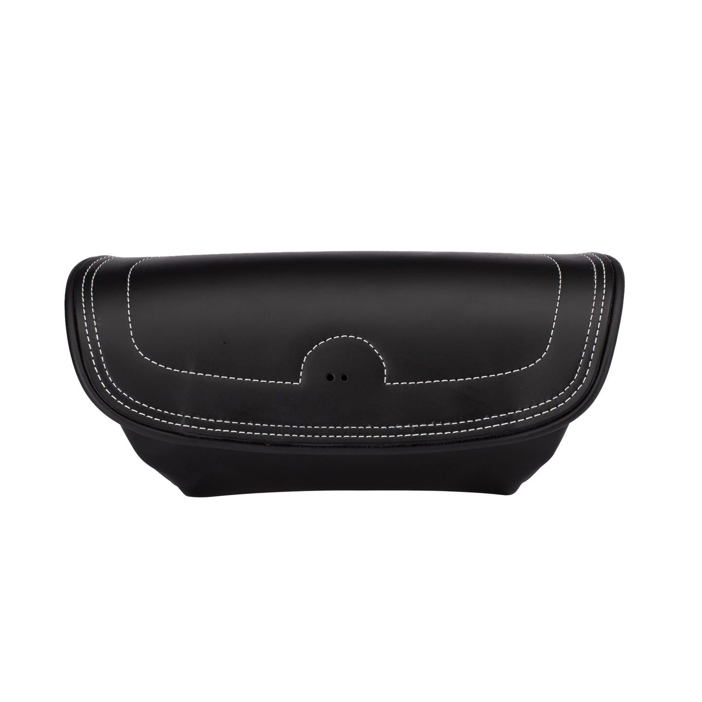 Genuine Leather Handlebar Bag - Black