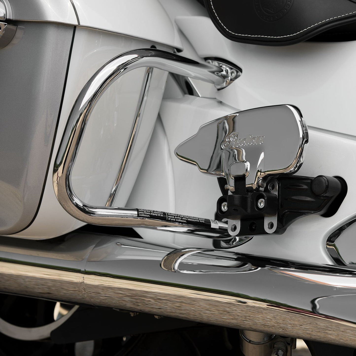 Steel Rear Highway Bars, Pair -Chrome