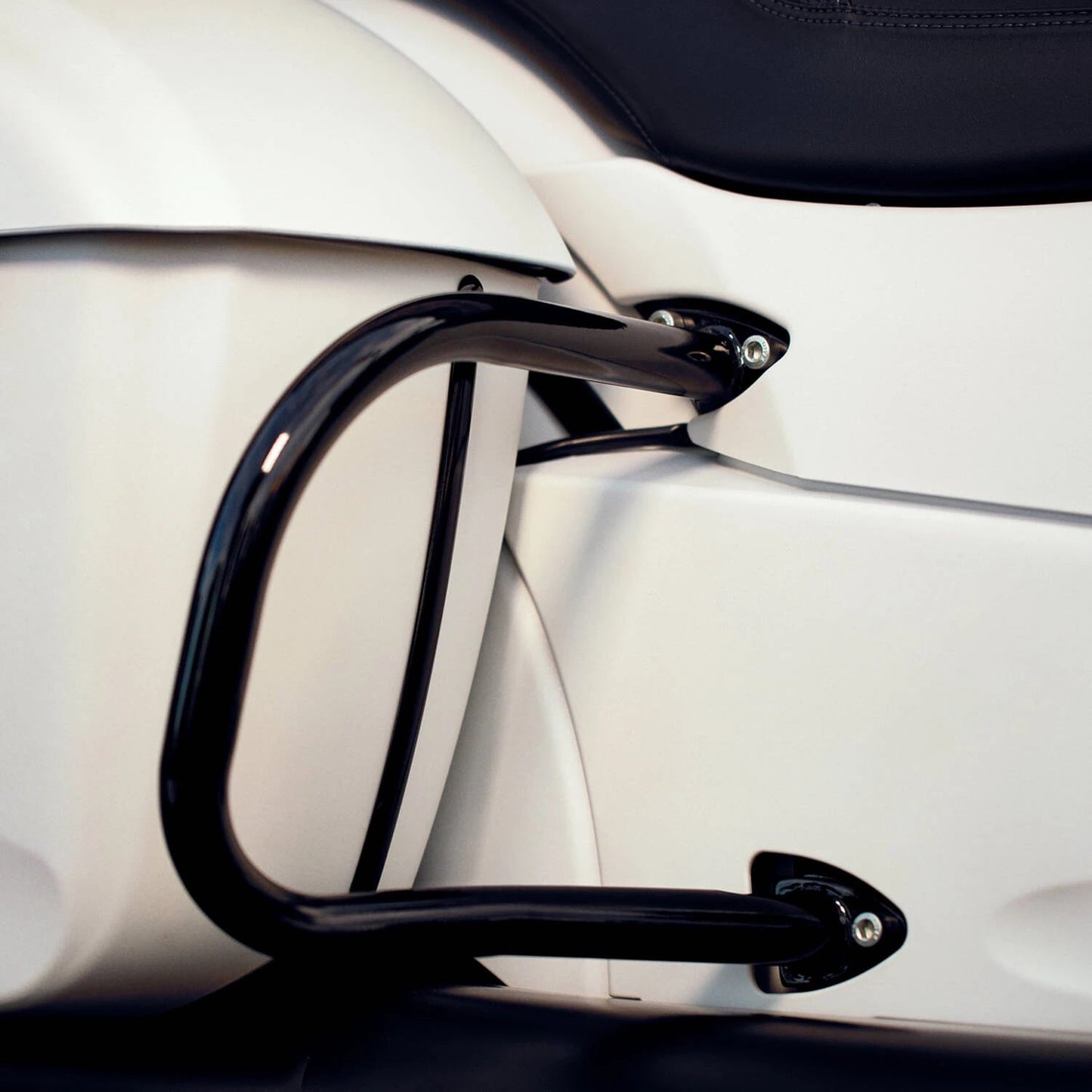 Steel Rear Highway Bars, Pair -Gloss Black