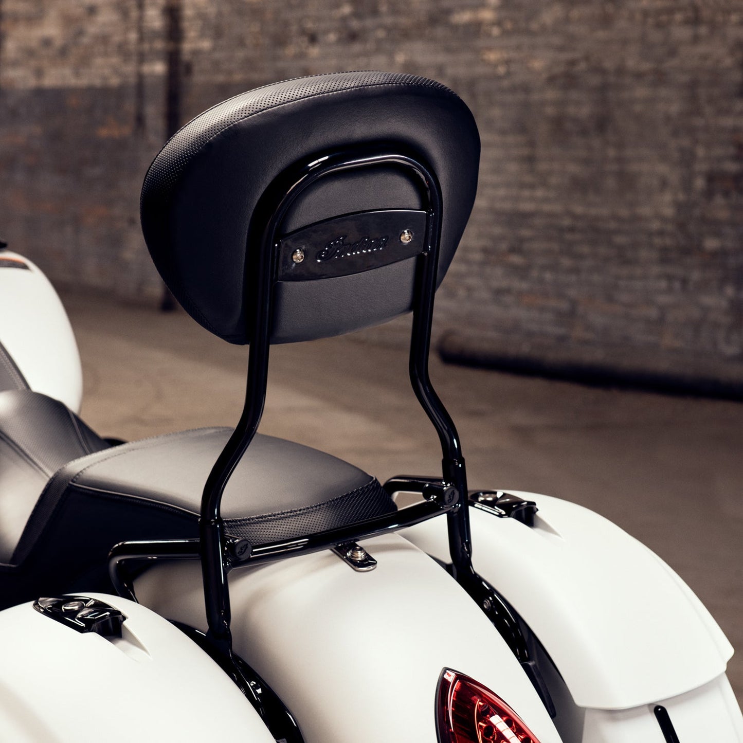 Passenger Backrest Pad -Black Vinyl