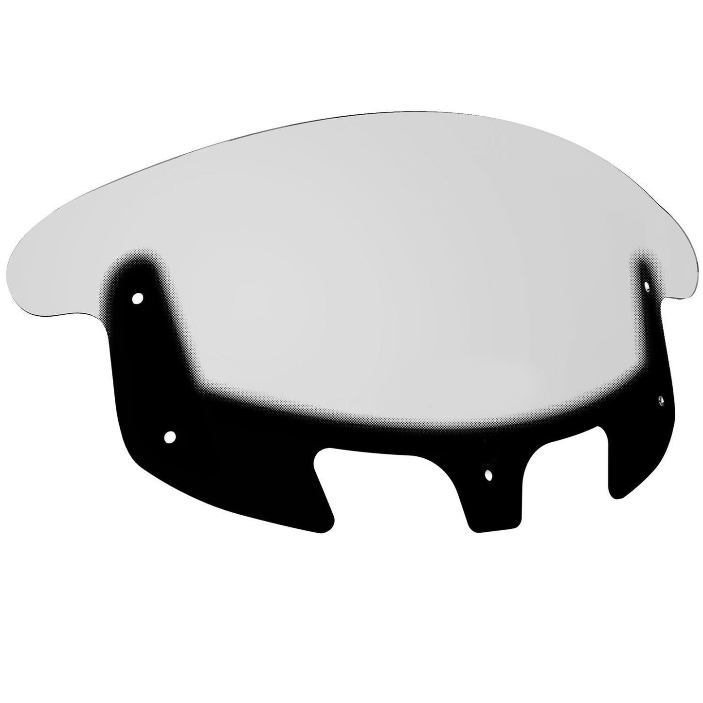 Polycarbonate 13.7 in. Flare™ Windshield -Tinted