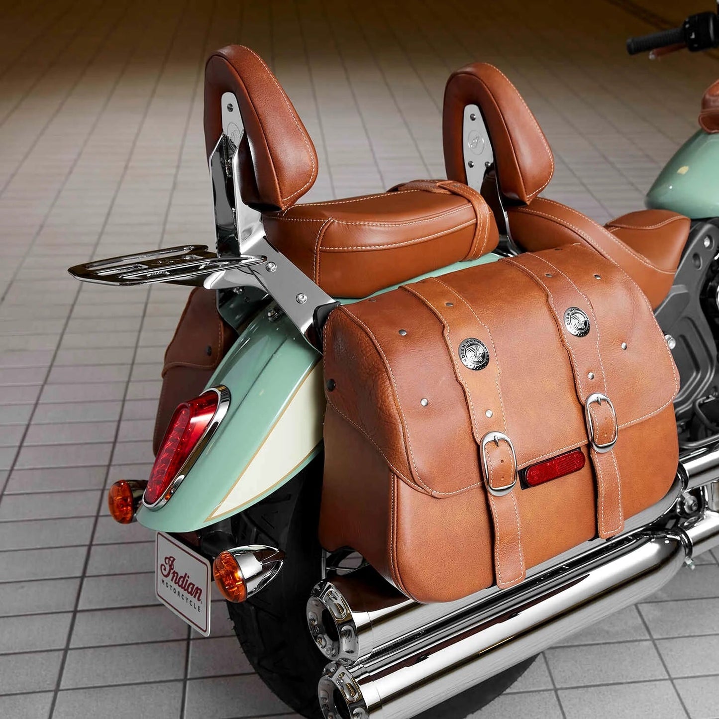 Steel 12 in. Quick Release Passenger Sissy Bar -Chrome