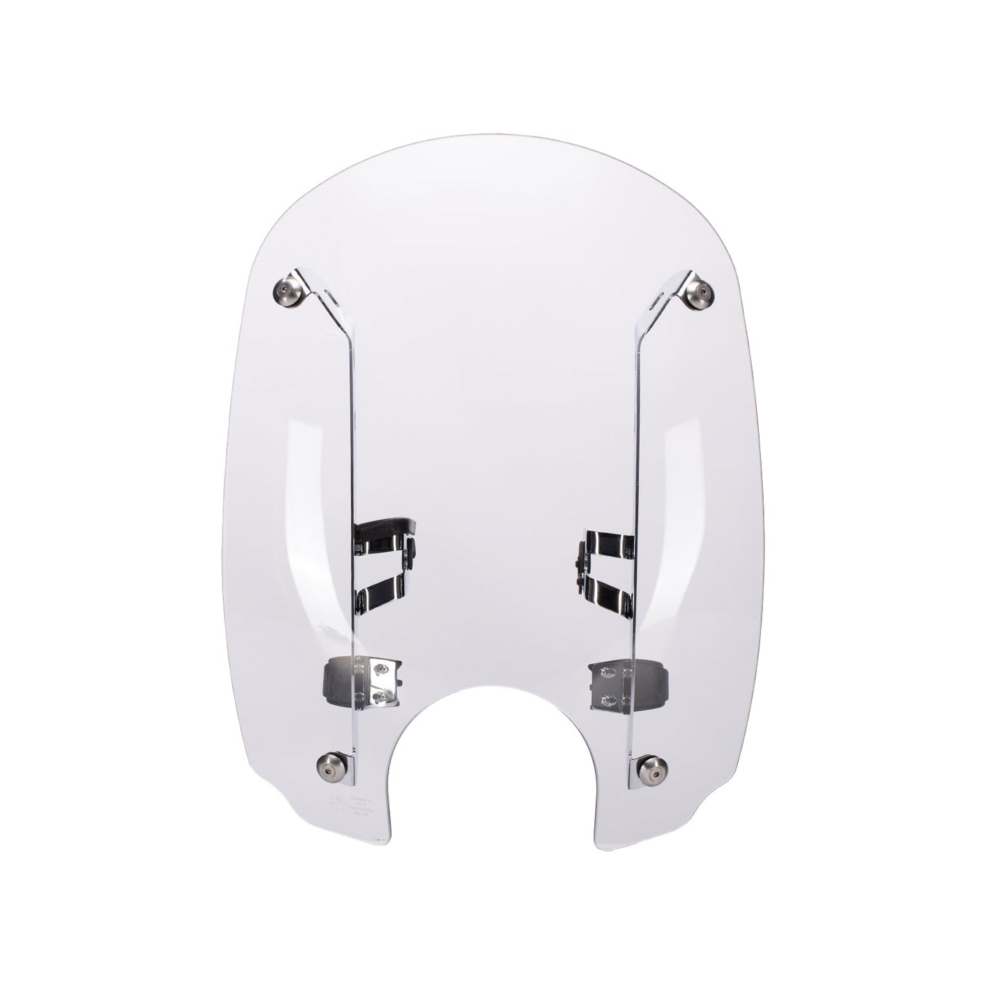 Polycarbonate 19 in. Quick Release Windshield -Clear
