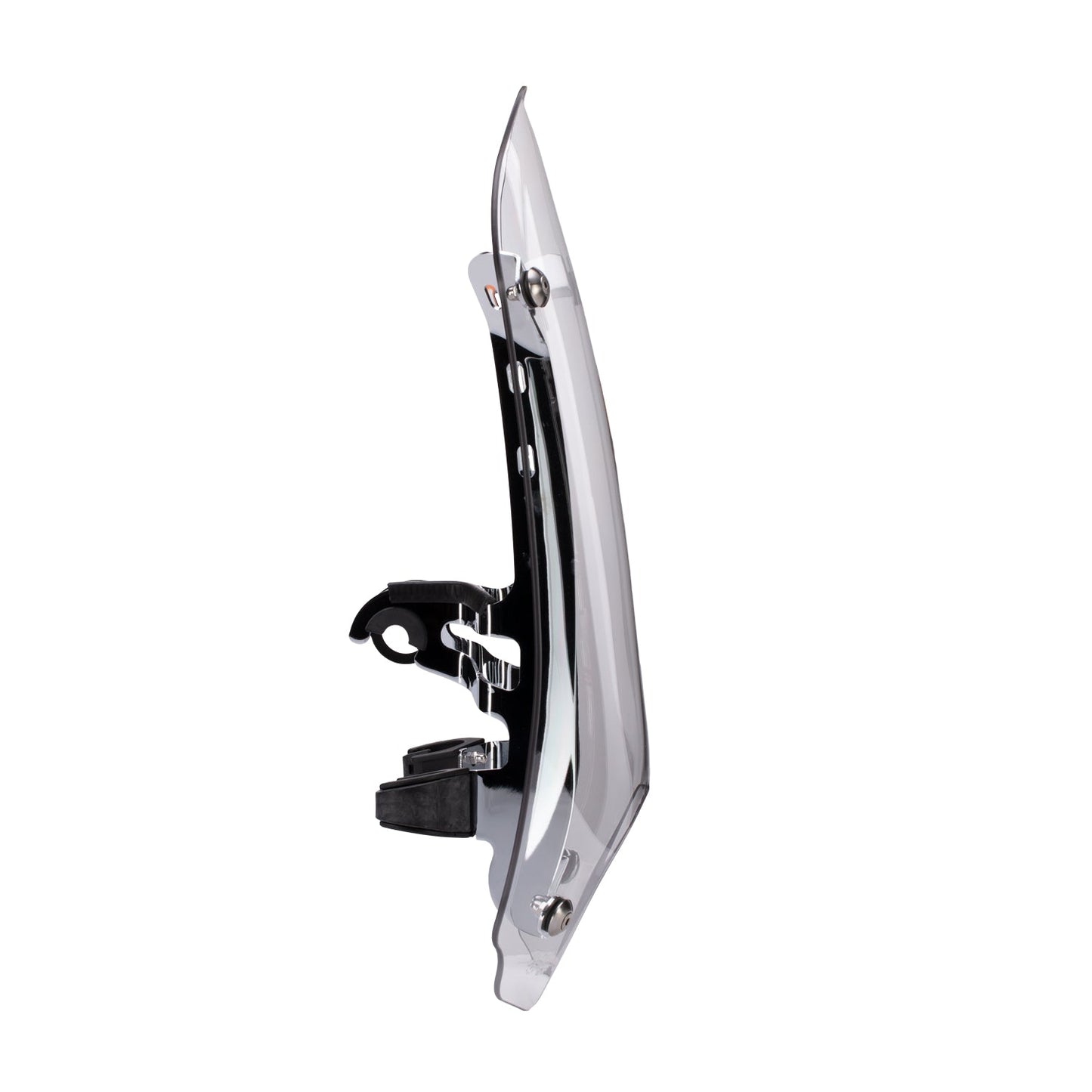 Polycarbonate 19 in. Quick Release Windshield -Clear