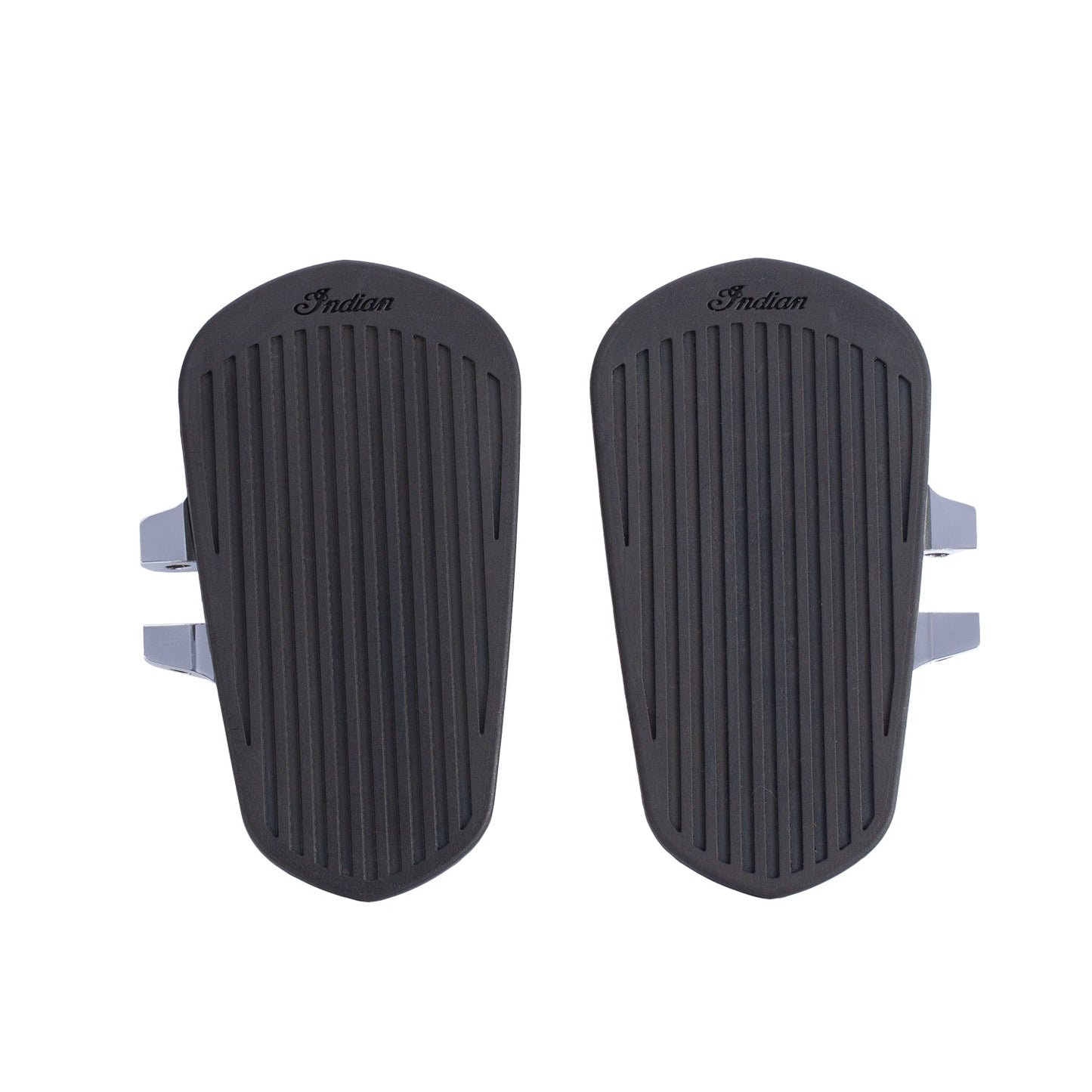 Passenger Floorboards with Pads in Chrome, Pair