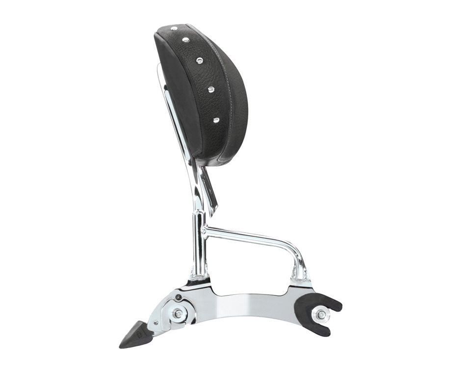 Steel 12 in. Quick Release Passenger Sissy Bar -Chrome