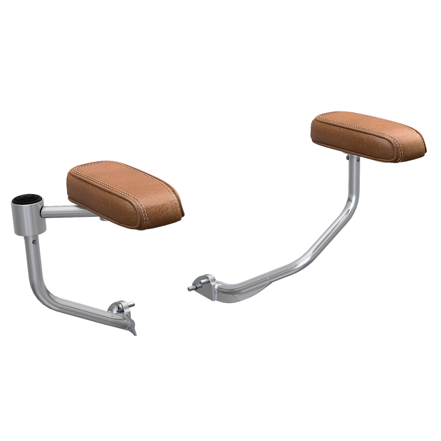 Passenger Trunk Armrest Supports in Chrome, Pair