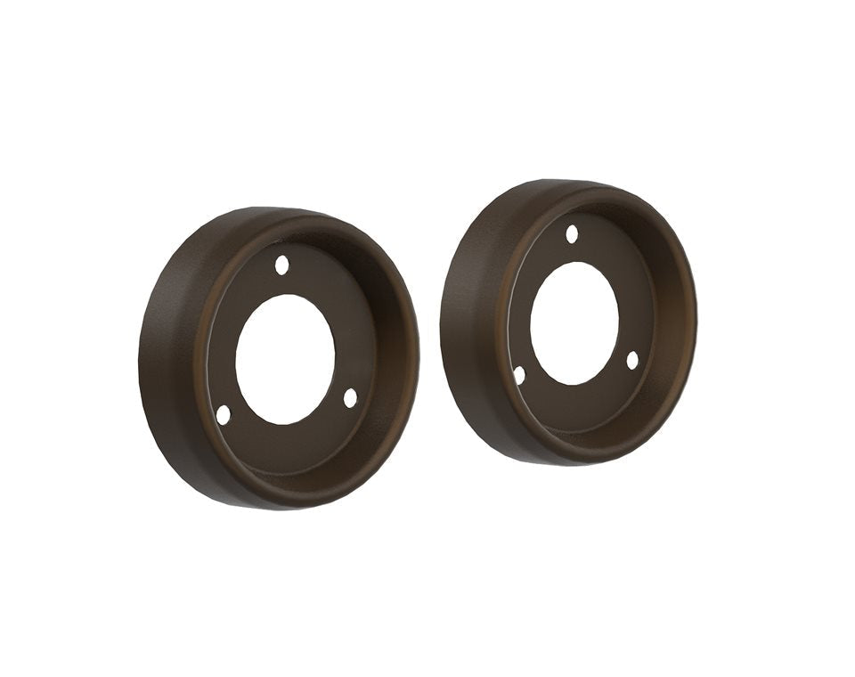 Exhaust End Caps, Pair -Bronze