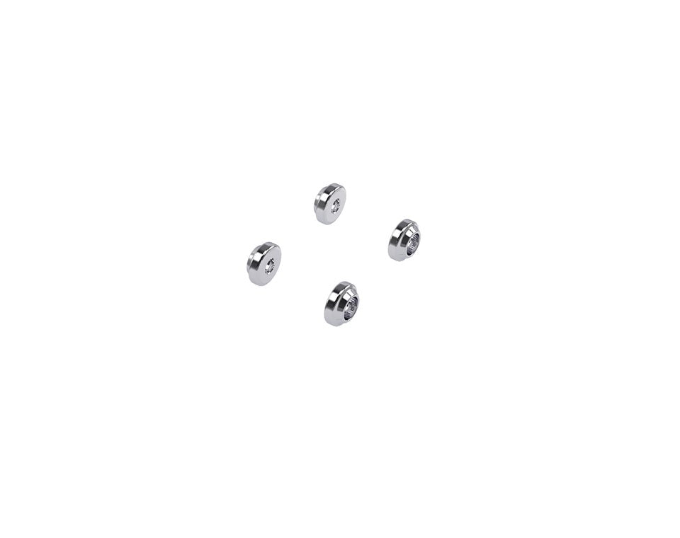 Aluminum Rear Fender Washers -Chrome