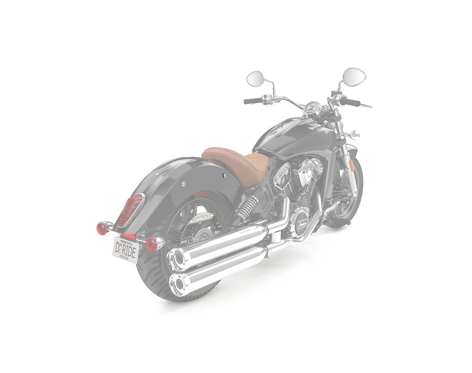 Aluminum Rear Fender Washers -Chrome