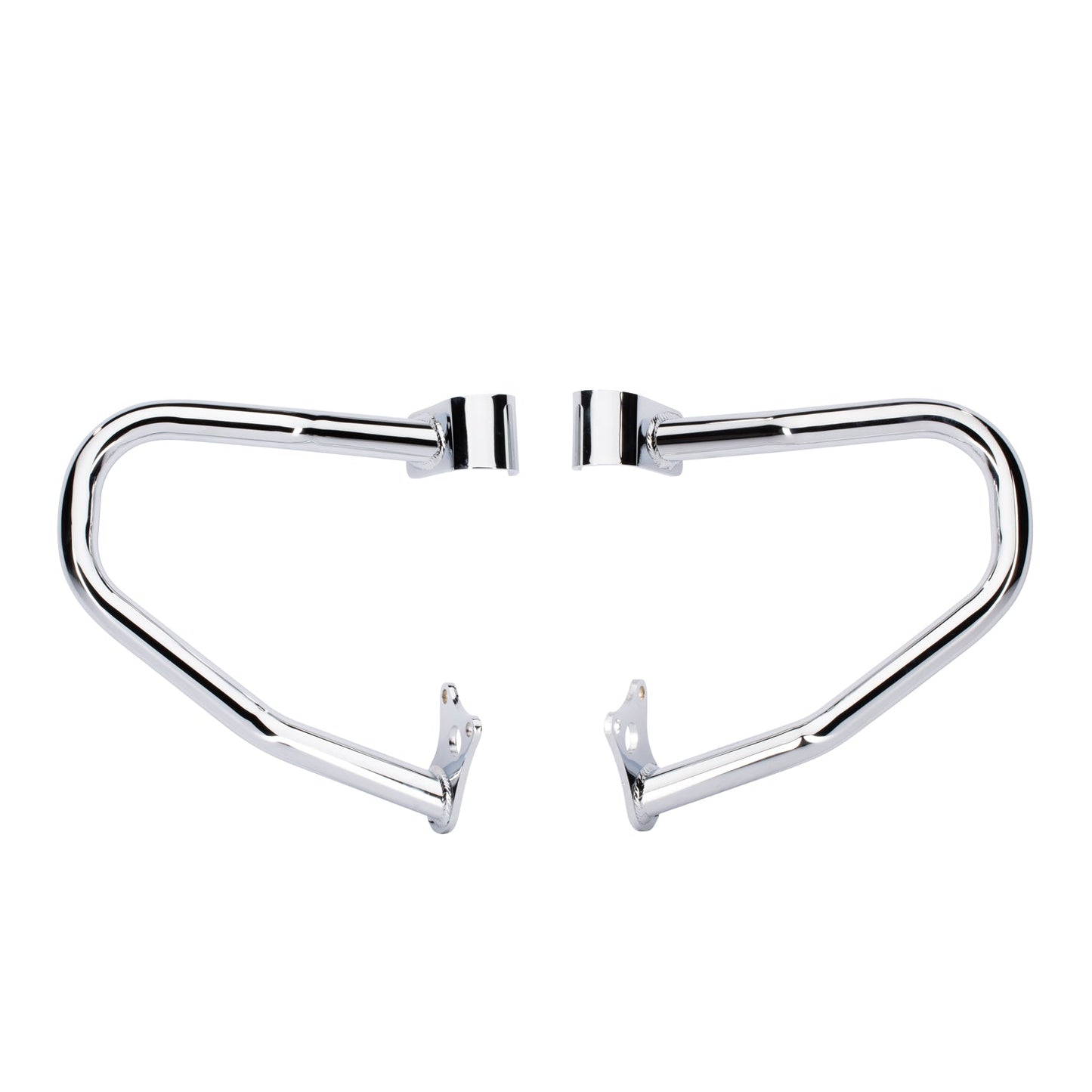 Steel Front Highway Bars, Pair -Chrome