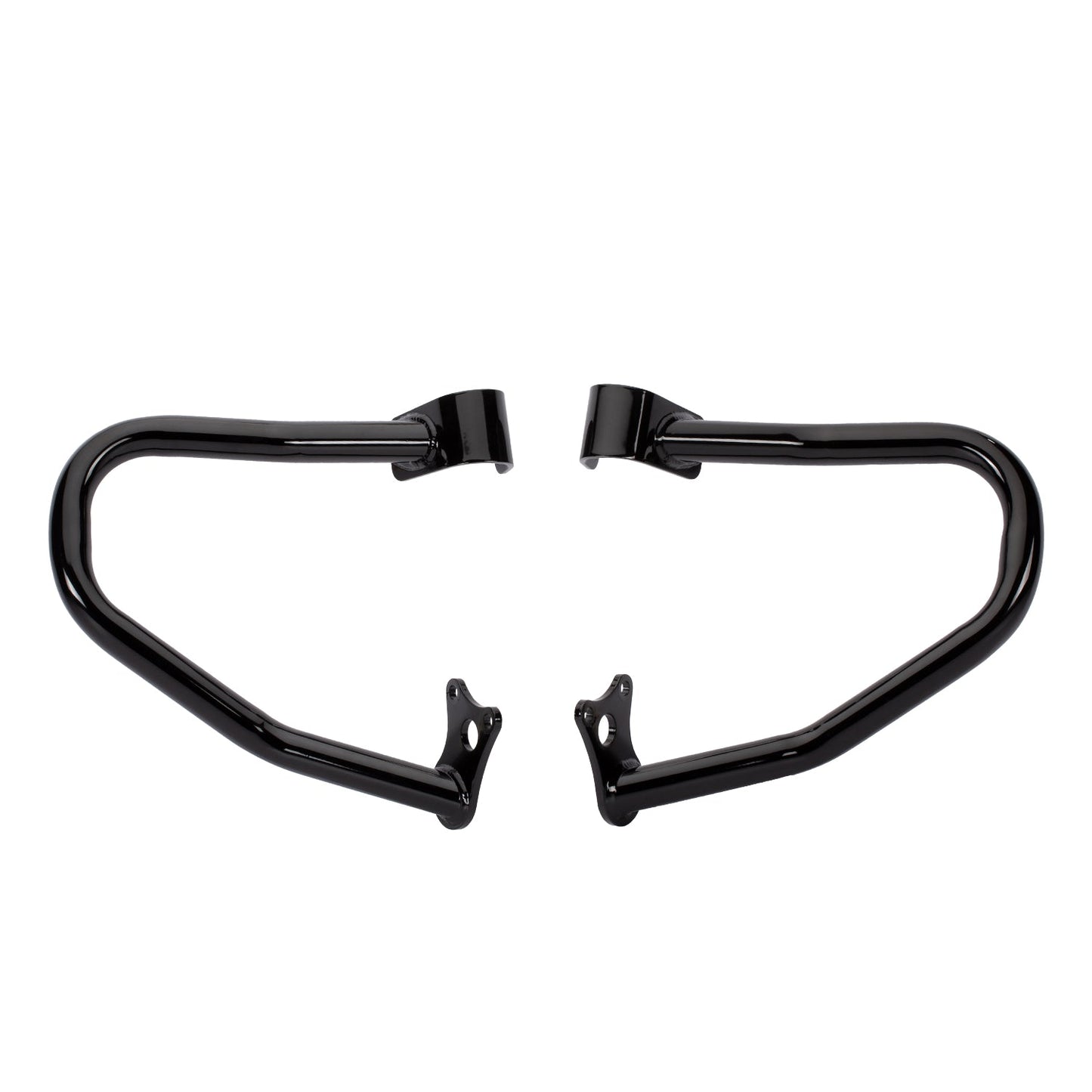 Steel Front Highway Bars, Pair -Black