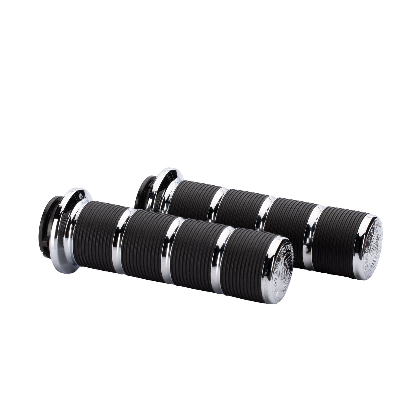 Select Handlebar Grips, Pair -Chrome