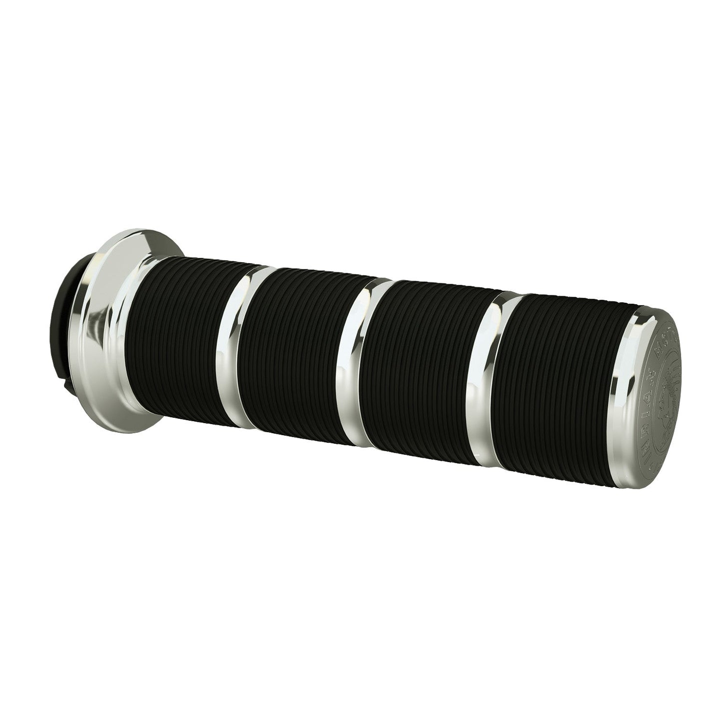 Select Handlebar Grips, Pair -Chrome