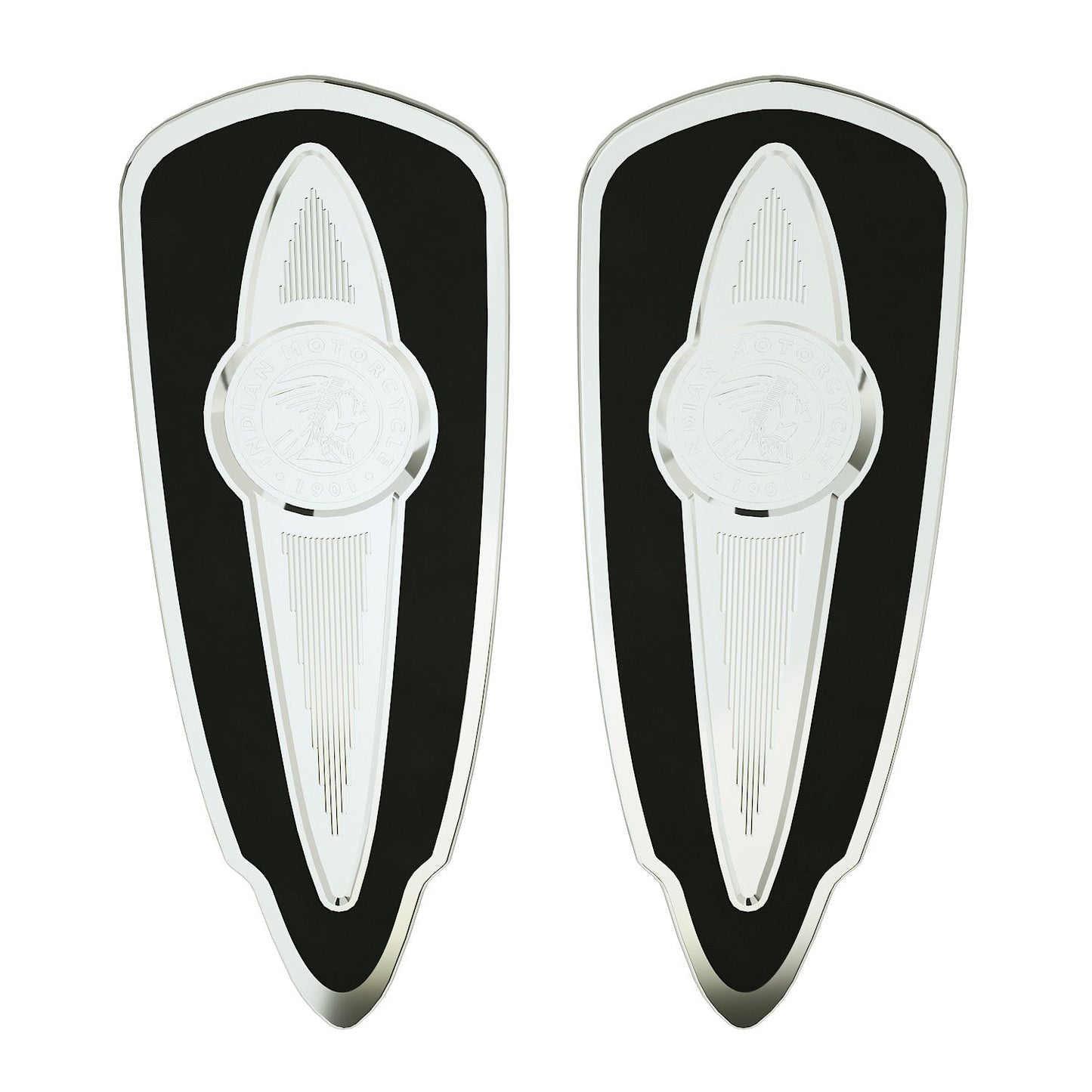 Select Rider Floorboards, Pair -Chrome