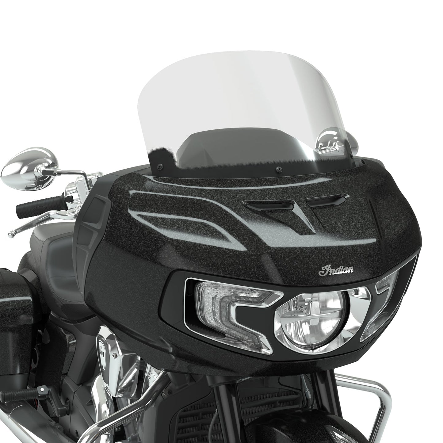 Polycarbonate 16 in. Mid Windshield -Tinted