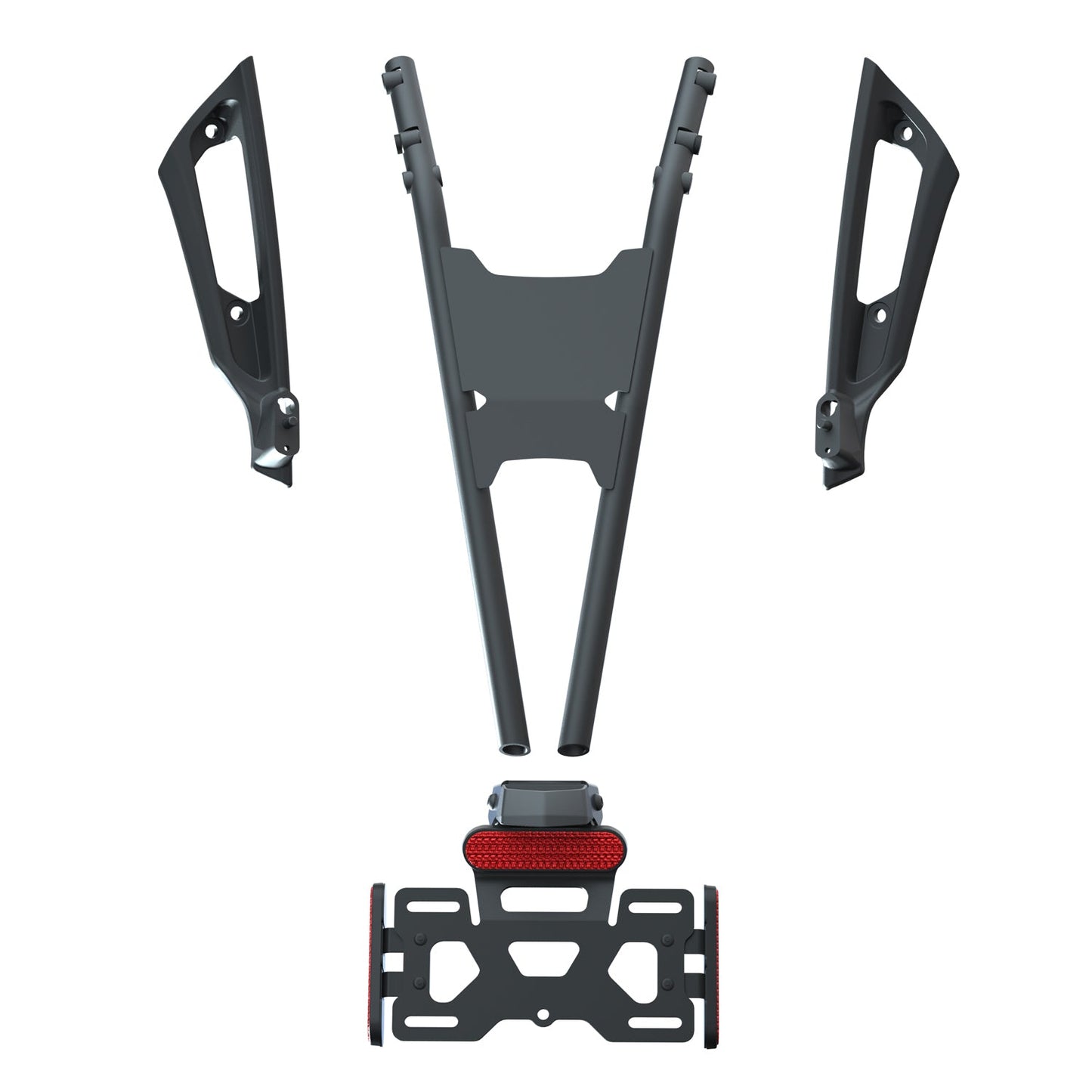 High License Plate Mount -Black