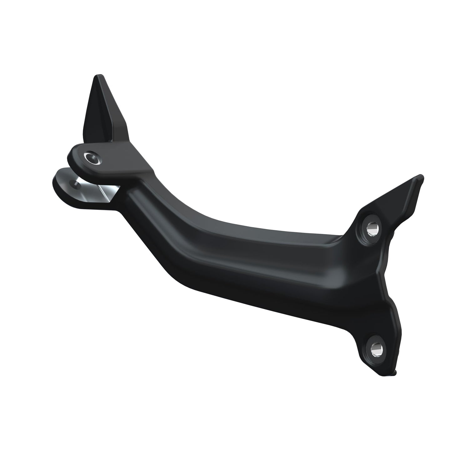 Passenger Foot Peg Mount for High Exhaust -Black