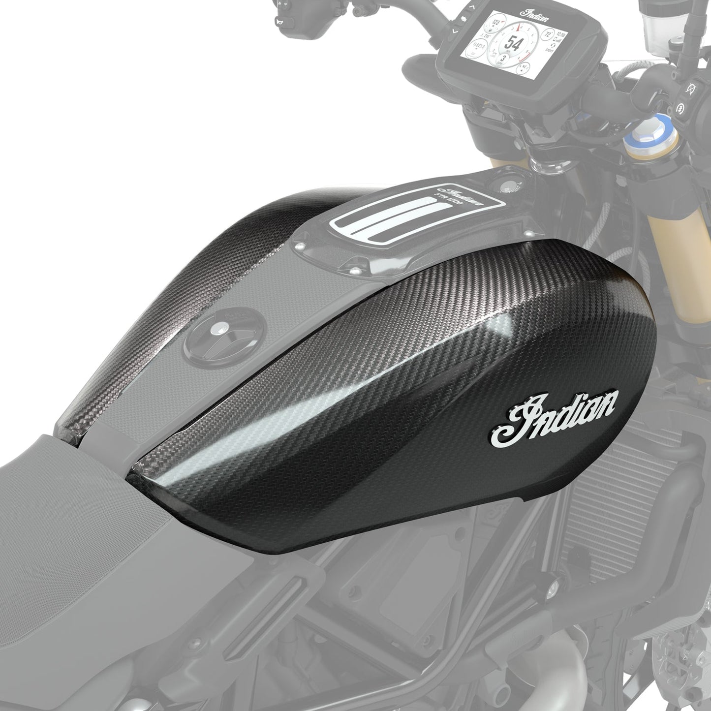 Carbon Fiber Tank Covers, Pair
