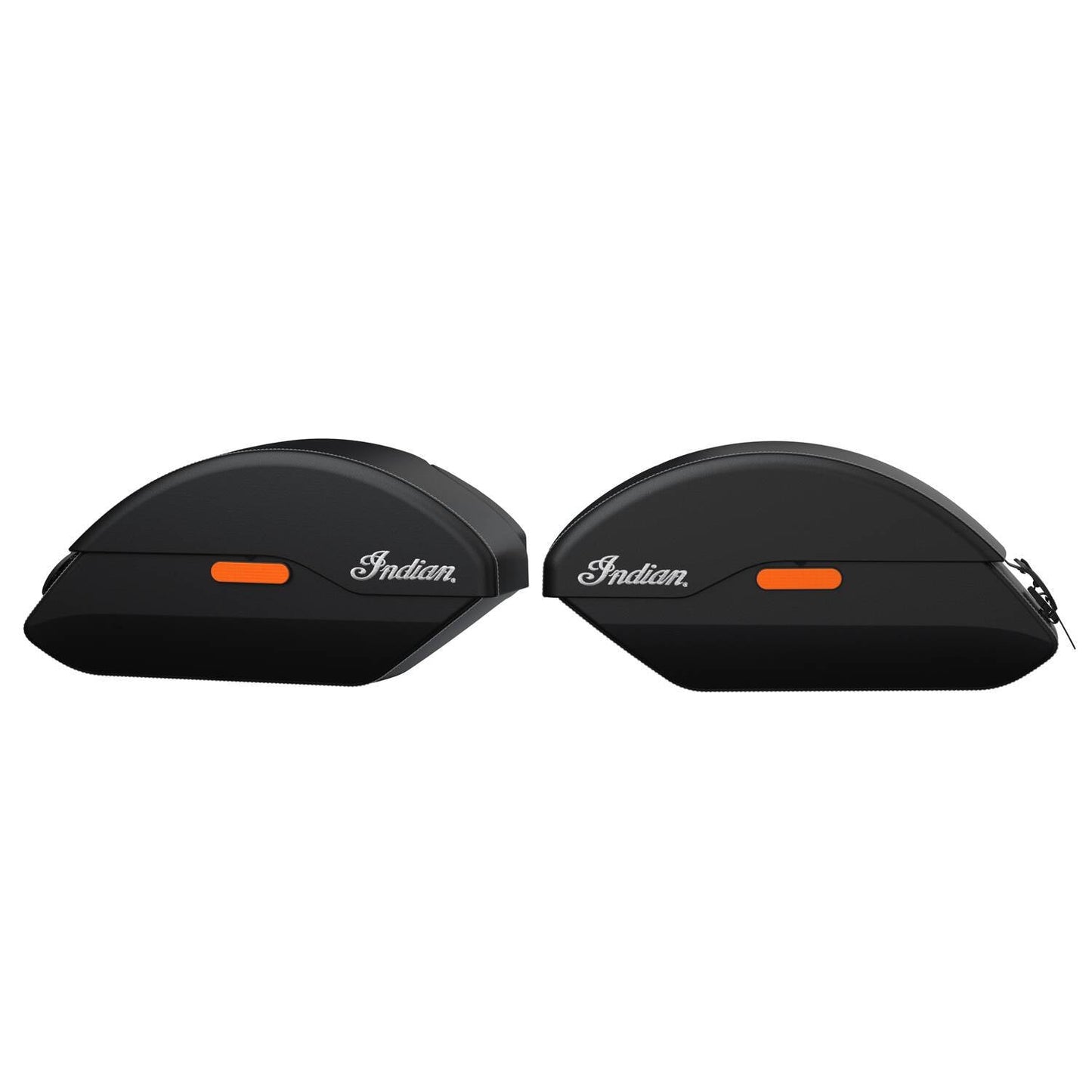 Quick Release Semi-Rigid Saddlebags -Black