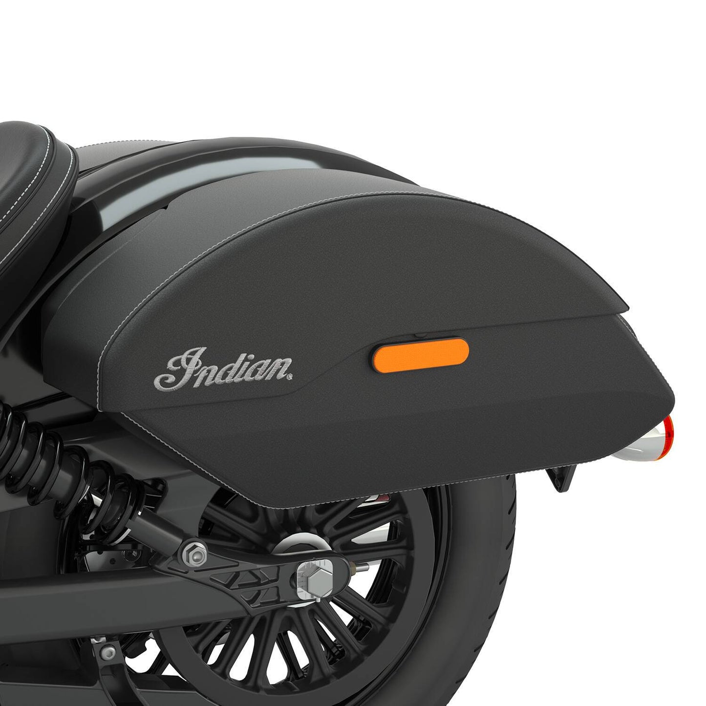 Quick Release Semi-Rigid Saddlebags -Black
