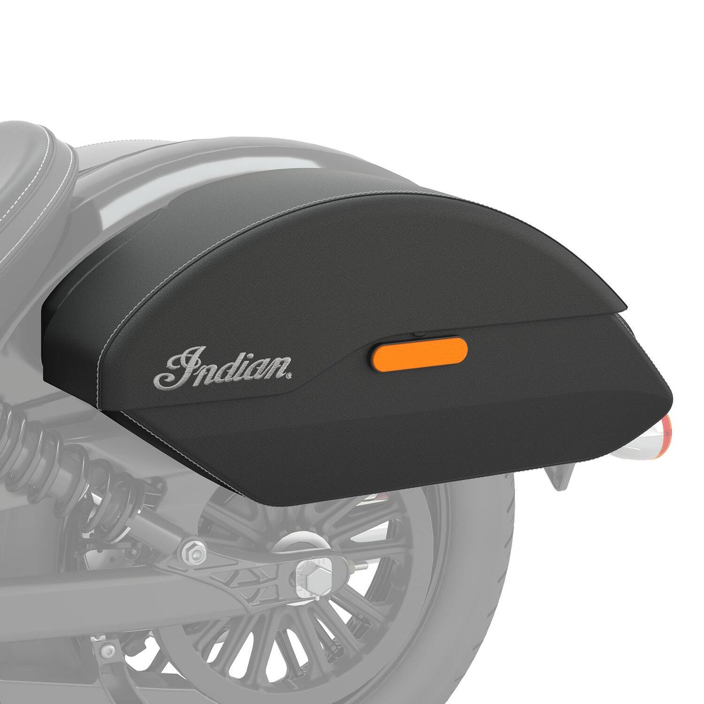 Quick Release Semi-Rigid Saddlebags -Black