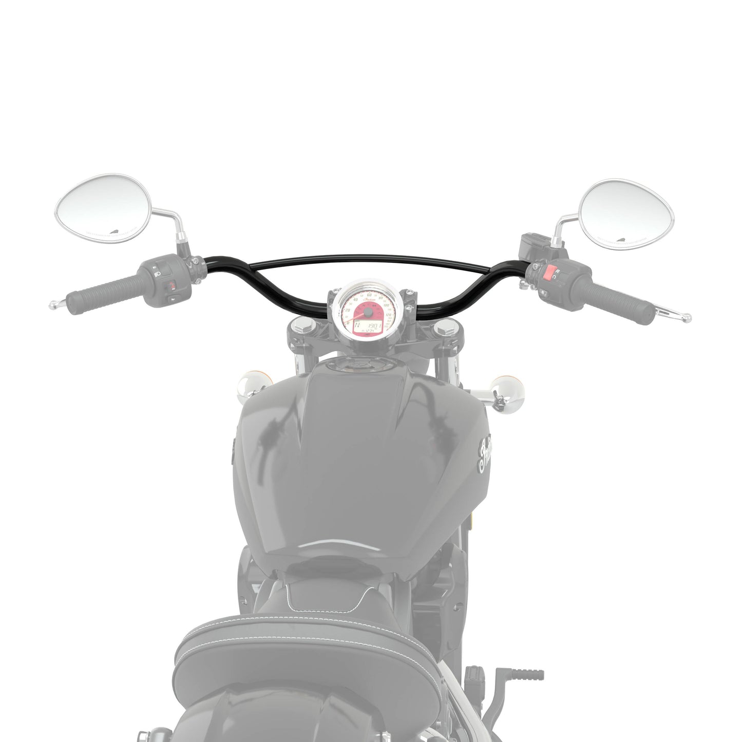 Beach Bar Handlebar -Thunder Black
