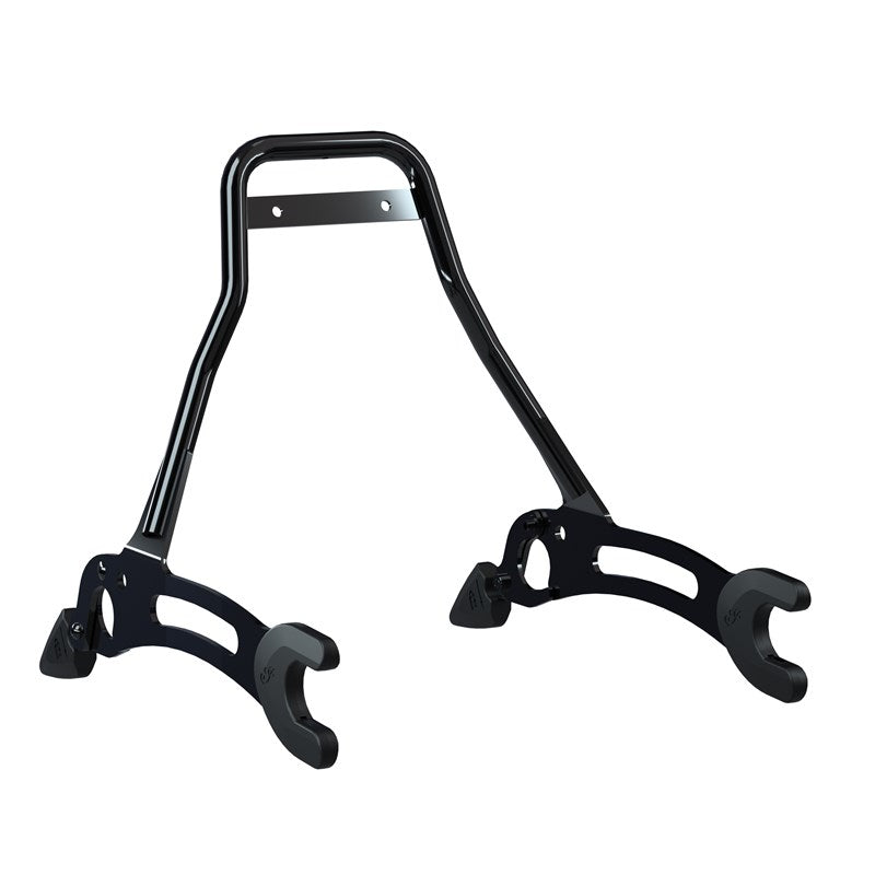Low Profile Quick Release Passenger Sissy Bar -Gloss Black