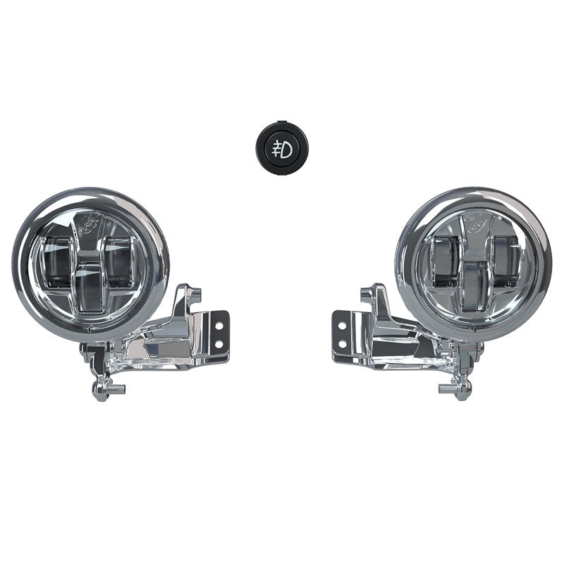 Pathfinder S LED Driving Lights Mount -Chrome