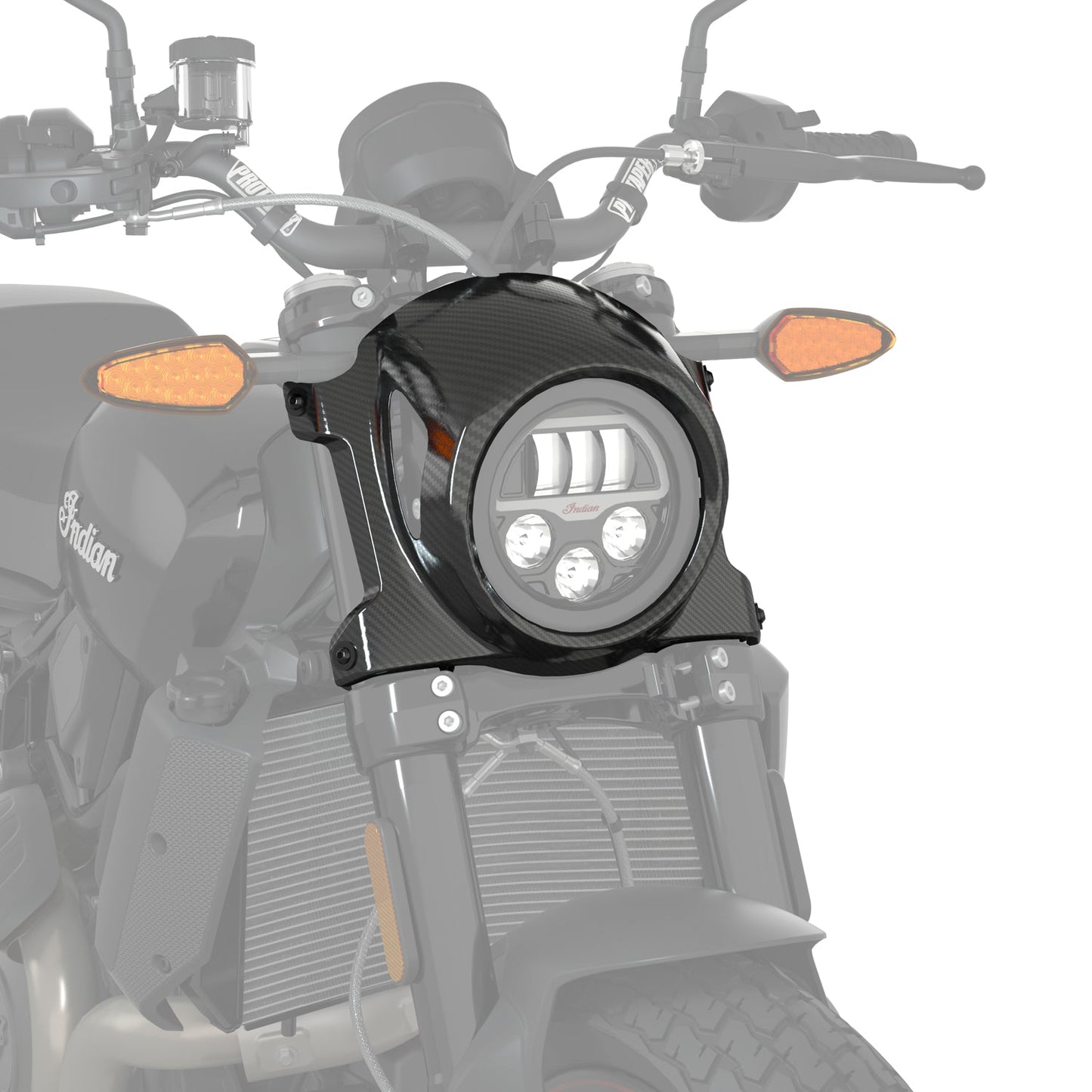 Carbon Fiber Nacelle without Headlight Cowl