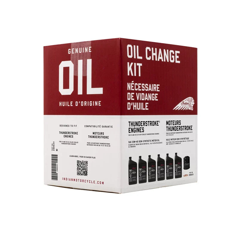 Thunderstroke Oil Change Kit, Fits Thunderstroke 111 and 116 engines, Part 2889311, 6 Quarts of 20W-40 Semi-Synthetic Motor Oil, 1 Oil Filter & 2 Washers