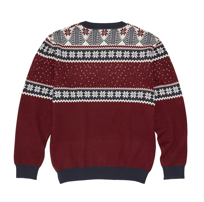 Unisex Red Indian Motorcycle Holiday Sweater