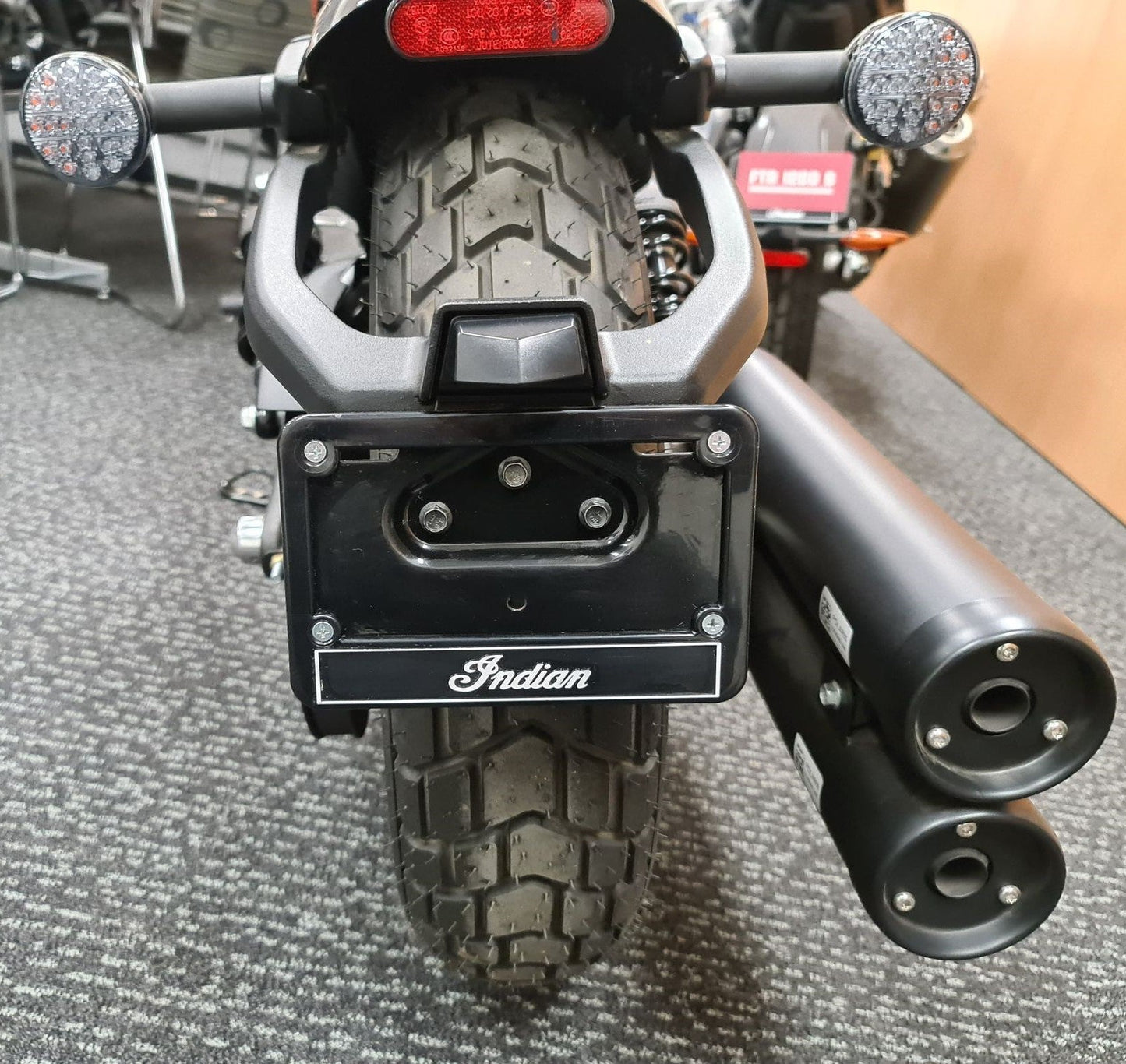 Indian Plastic Number Plate Surround -Black