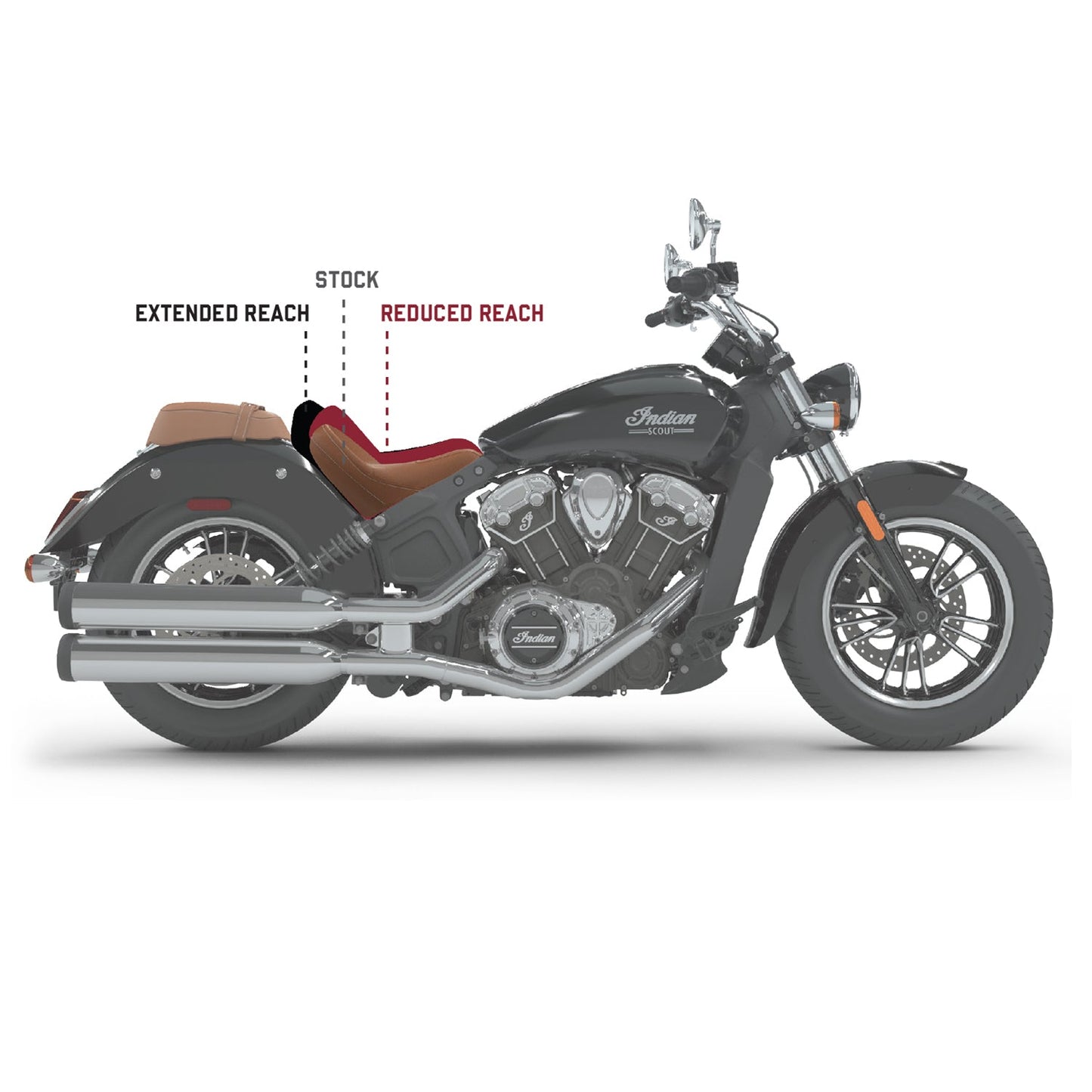 Reduced Reach Rider Seat -Desert Tan