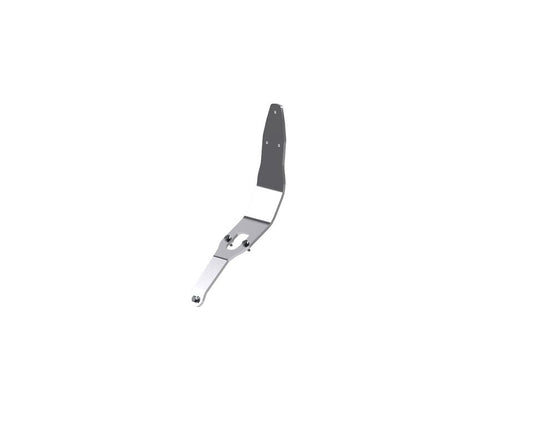 Steel Extended Reach Rider Backrest Support -Chrome