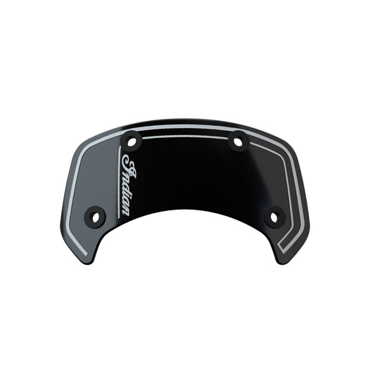 Polycarbonate Low Windshield with Headlight Cowl -Black