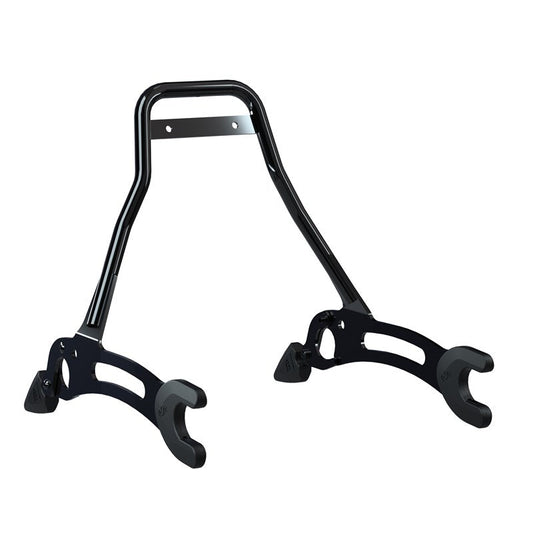 Low Profile Quick Release Passenger Sissy Bar -Gloss Black