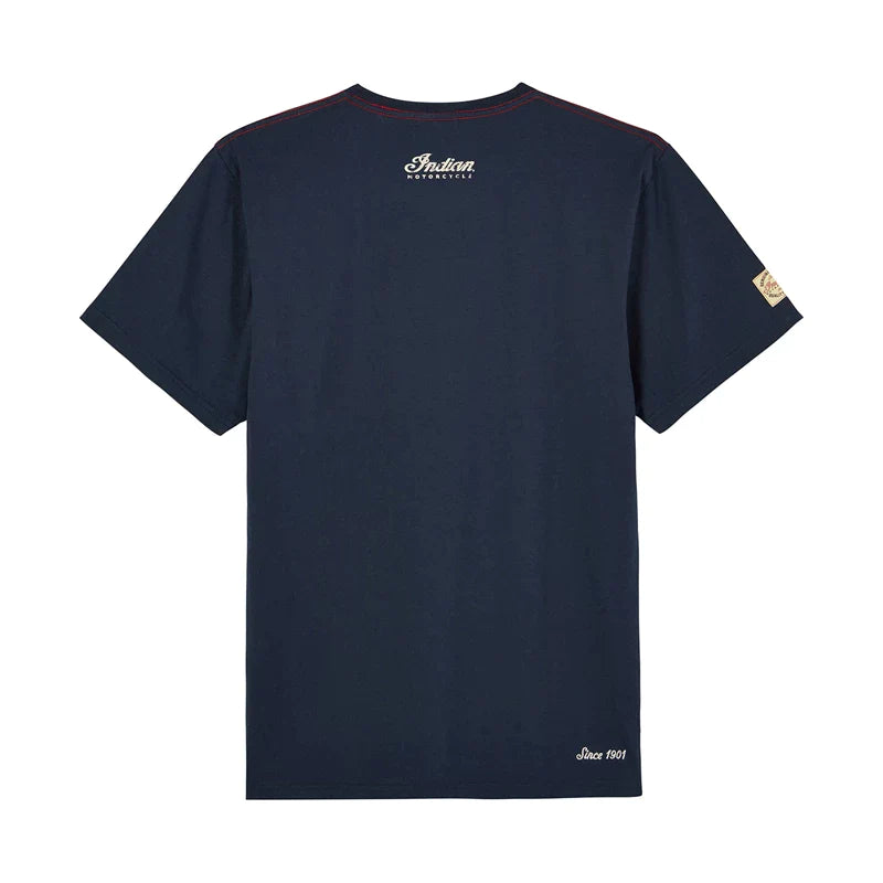 Men's Faded Headdress T-Shirt - Navy