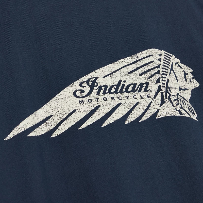 Men's Faded Headdress T-Shirt - Navy